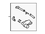 256703F400 - Cooling System: Water Outlet for Hyundai Image