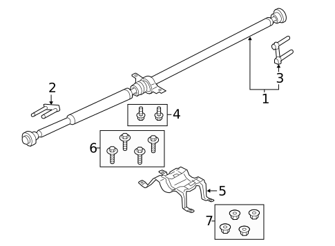 Drive Shaft for 2020 Lincoln Nautilus #0
