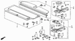 90313567000 - Interior/Bumper: NUT, SPEED (3MM) for Acura Image