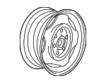 52021864AA - Suspension: Wheel, Spare for Dodge: Dakota, Durango Image