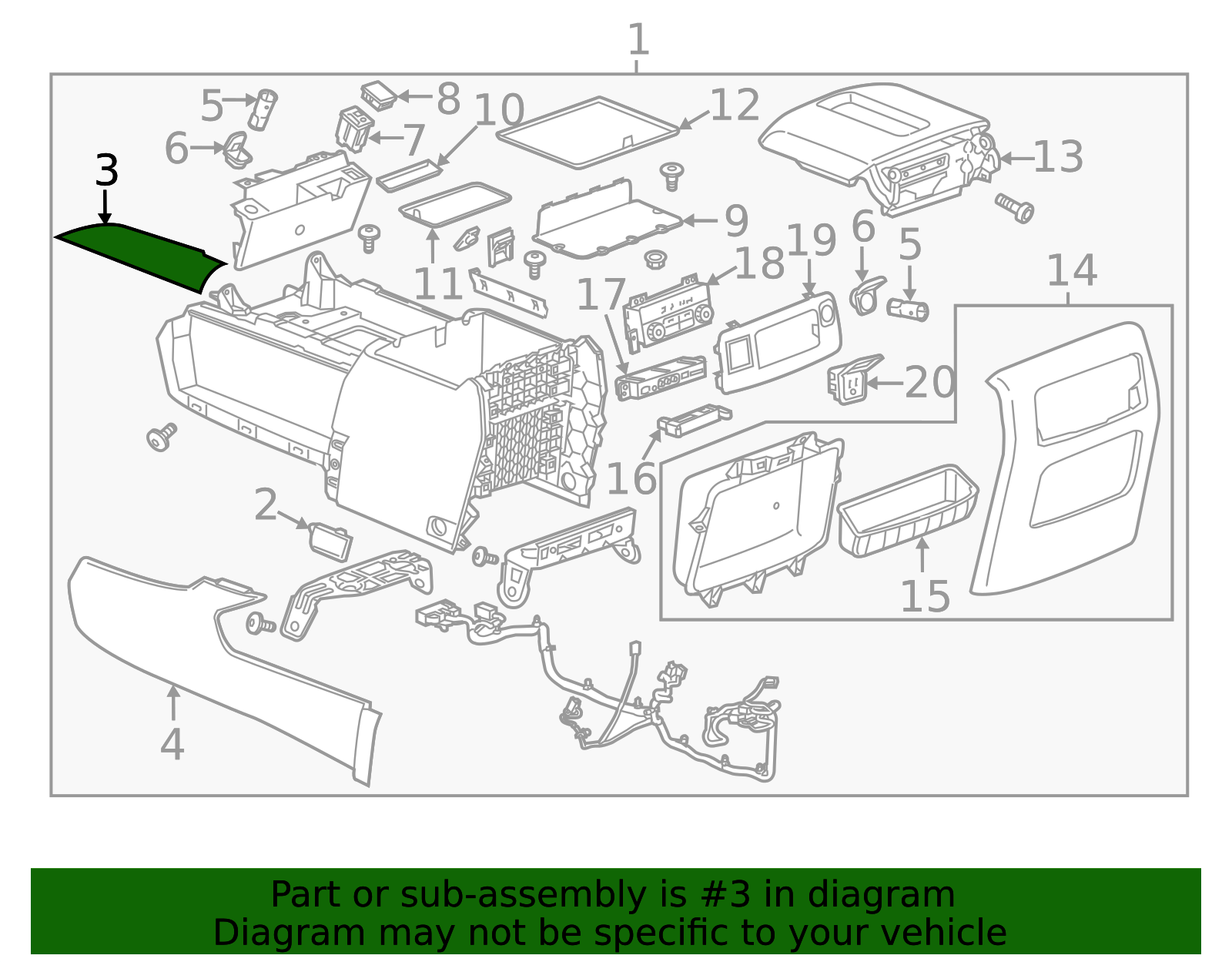 84205088 - 2018-2020 GM - Upper Panel | Partners Chevy