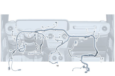 Cockpit Wiring Harness/Center Console Wiring Harness for 2026 Mercedes-Benz G550 #0