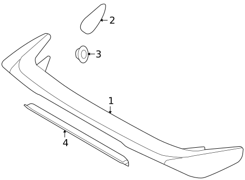 Spoiler for 2010 Hyundai Genesis Coupe #0