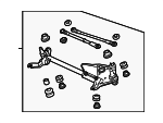 76530TA0A01 - Body: Linkage Assembly for Honda: Accord, Accord Crosstour, Crosstour Image