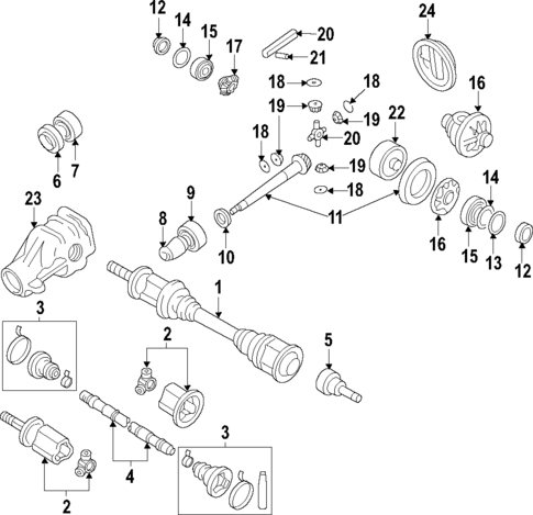 Axle Shafts & Joints for 2019 Nissan 370Z #0
