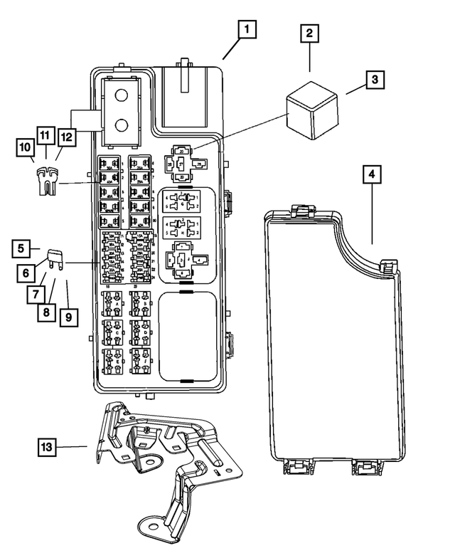 68048117AA - Electrical: Totally Integrated Power Module for Mopar Image image