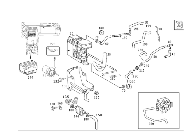 2109971390 - Radiator: Binder for Mercedes-Benz Image image