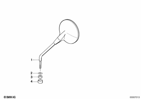 Mirrors, Trim, Storage Compartments for 1991 BMW-Motorrad K 75 #0