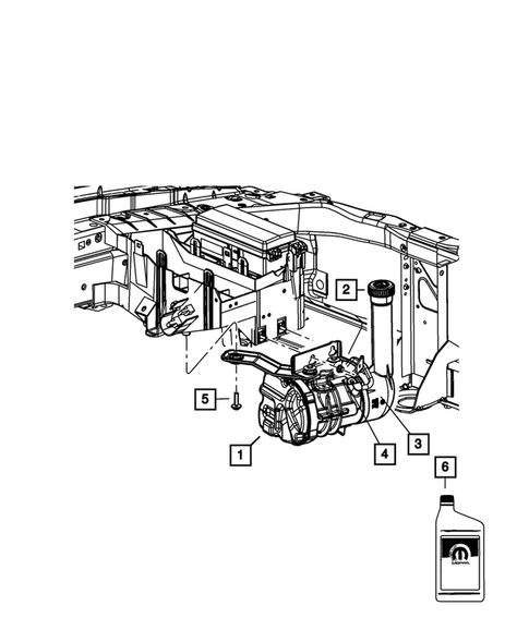 Power Steering Pump for 2009 Chrysler Aspen #2