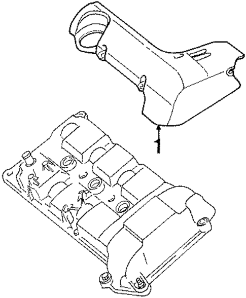 Engine Appearance Cover for 1999 Mercury Mystique #0