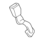 4823S02A01ZB - Electrical: Buckle End for Honda: Civic Image