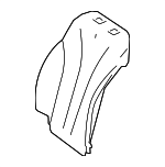 2229105933 - Body: Seat Back Pad for Mercedes-Benz Image