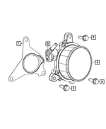 68752055AA - Brakes: Vacuum Pump Gasket for Mopar Image image