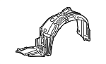 5380630150 - Body: Fender Liner for Lexus: GS350, GS450h, GS460 Image