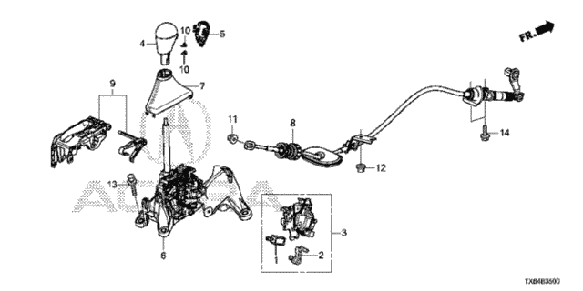 Select Lever for 2014 Acura ILX #0