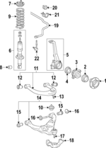 4813104521 - Suspension: Coil Spring for Toyota Image