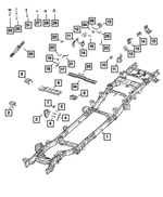 52058195 - Frame, Bumper and Fascia: Sway Bar Tapping Plate for Mopar Image
