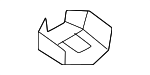 30681674 - Electrical: Fuse Holder Retainer for Volvo Image