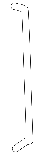 25888103 - Body: Truck Bed Panel Brace for Chevrolet: Silverado 2500 HD, Silverado 3500 HD | GMC: Sierra 2500 HD, Sierra 3500 HD Image