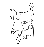 2076400231 - Body: Seat Belt Lap And Shoulder Belt Bracket for Mercedes-Benz Image