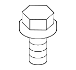 7119904935 - Body: Outer Support Screw for BMW: 525i, 525xi, 528i, 528i xDrive, 528xi, 530i, 530xi, 535i, 535i xDrive, 535xi, 545i, 550i, 645Ci, 650i, M5, M6 Image