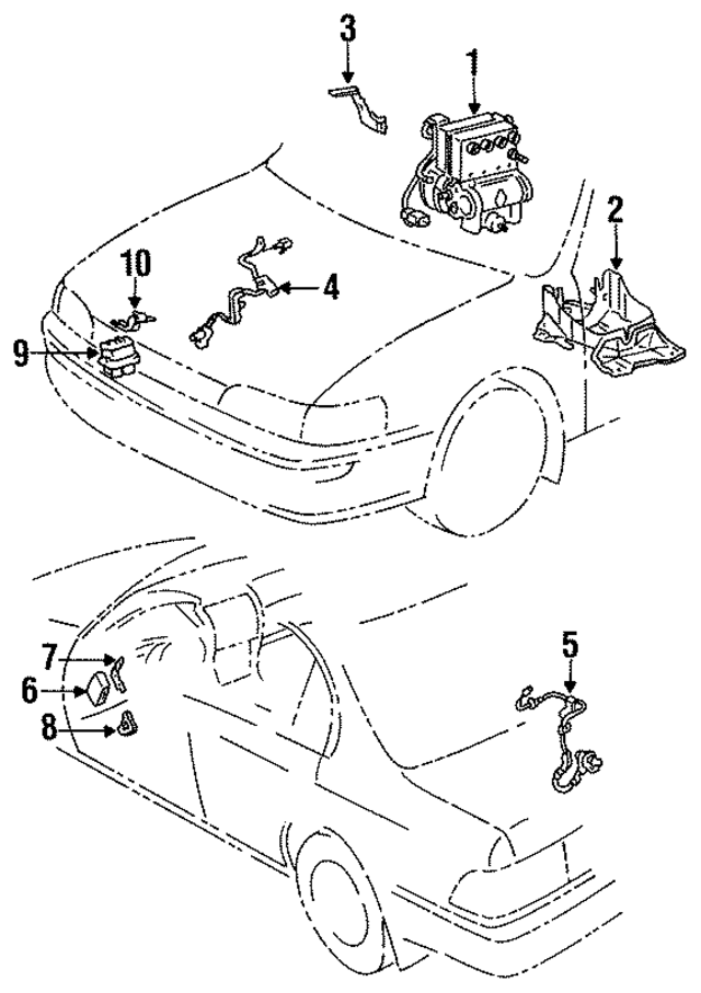 8954012190 - : Control Module for Toyota Image