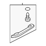 85340D5000YFE - Body: Assist Strap for Hyundai Image