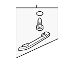 85343N9000YFE - Body: Assist Strap for Hyundai Image