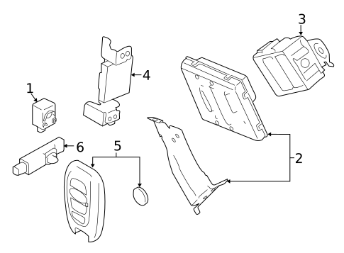 Keyless Entry Components for 2024 Subaru Ascent #0