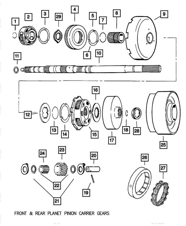 4810002AB - Automatic Transmission 4 Speed: Rear Annulus Gear for Mopar Image