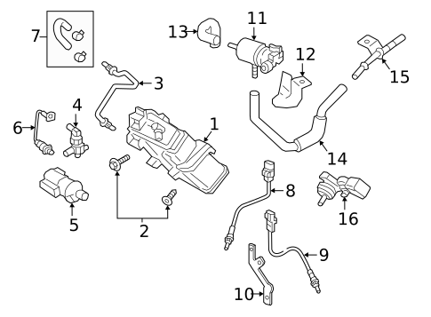 Emission System for 2017 Genesis G90 #0
