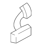 10318735 - Cooling System: Upper Bracket for Buick: Century, Regal, Rendezvous, Terraza | Chevrolet: Impala, Monte Carlo, Uplander, Venture | Oldsmobile: Silhouette | Pontiac: Aztek, Montana | Saturn: Relay Image