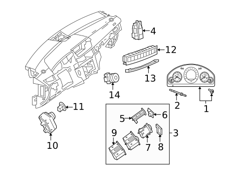 Ignition Lock for 2013 Mercedes-Benz E400 #0
