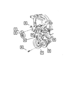 6502280 - Electrical: Hex Head Special Point Screw And Washer for Mopar Image