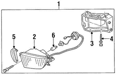 Fog Lamps for 1999 Nissan Maxima #0