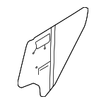 828613WC5A - : Water Deflector for Nissan: Versa Note Image