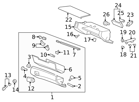 Instrument Panel for 2009 Pontiac G8 #1