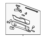 92204538 - Body: Glove Box Door for Chevrolet: Caprice | Pontiac: G8 Image