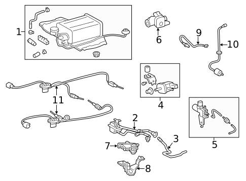 Air Inlet Controls for 2013 Lexus LS600h #0