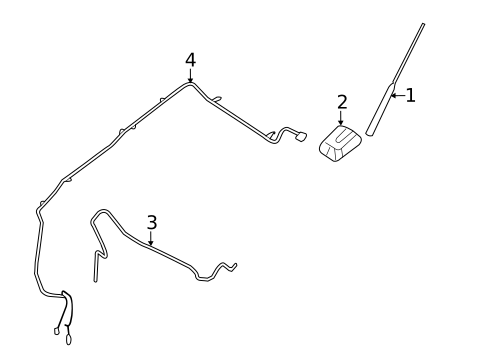 Antenna & Radio for 2007 Ford Edge #0