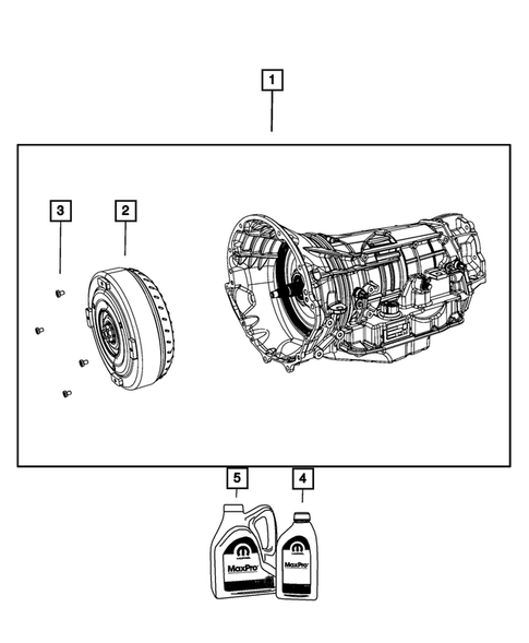 Automatic Transmission / Transaxle and Torque Converter for 2009 Dodge Ram 1500 #0
