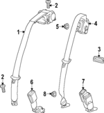 42837816 - : Lap &amp; Shoulder Belt for Buick: Envista Image