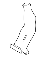 97370CW000 - Body: Rear Duct for Hyundai Image