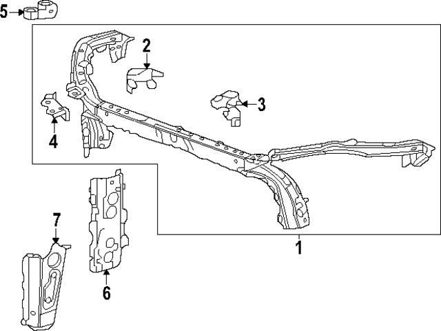 60008966 - : Part# 60008966 F Bar for Buick: Envista Image