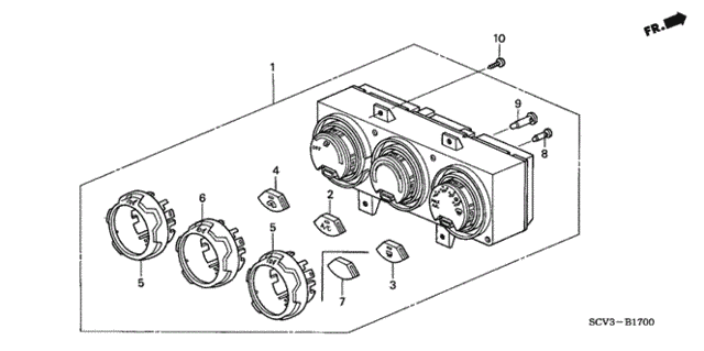 Heater Control for 2005 Honda Element #0