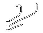 4320479 - Electrical: Washer Hose for Porsche: 718 Boxster, 718 Cayman, 718 Spyder, 911, Boxster, Cayenne, Cayman, Panamera Image