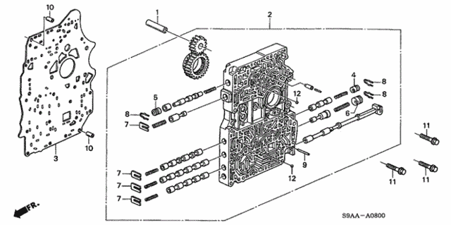 Main Valve Body for 2006 Honda CR-V #0