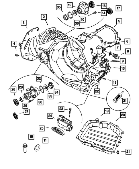 Case and Extension for 2006 Chrysler Pacifica #0