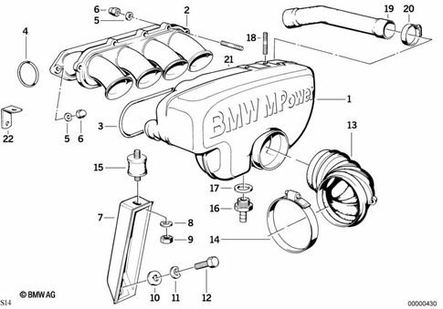 Intake Manifold for 1990 BMW M3 #0