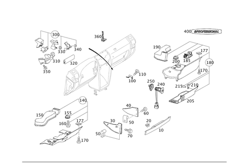 Detachable Components, Instrument Panel for 2018 Mercedes-Benz G550 4x4 #0